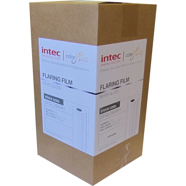 INTEC laminovací film na roli 320 mm x 300 m SPOTOVÝ bílý lesklý 3" - obrázek č. 2