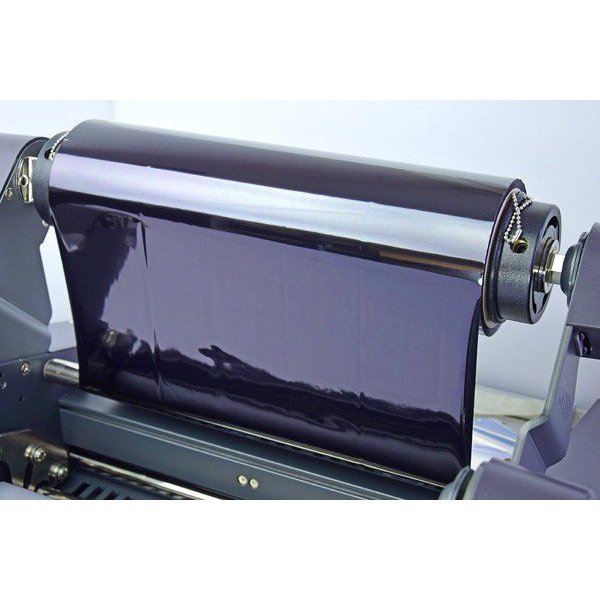 INTEC laminovací film na roli 320 mm x 300 m SPOTOVÝ černý lesklý 3" - obrázek č. 1