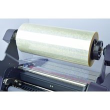 INTEC laminovací film na roli 320 mm x 300 m SPOTOVÝ čirý lesklý 3" - obrázek produktu