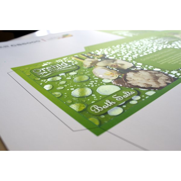 INTEC laminovací film na roli 320 mm x 300 m SPOTOVÝ čirý lesklý 3" - obrázek č. 2