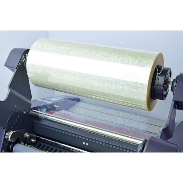 INTEC laminovací film na roli 320 mm x 300 m SPOTOVÝ čirý lesklý 3" - obrázek č. 1