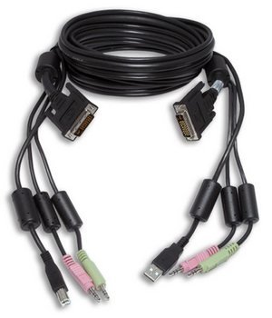 KVM kabel, 3,6 m, USB/ DVI-I/ A - obrázek produktu