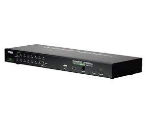 Aten 16-port KVM USB+PS/ 2 OSD, rack 19"+OverNet - obrázek produktu