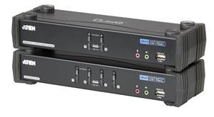Aten 4-port DVI KVMP USB, usb hub,audio 7.1,kabely - obrázek produktu