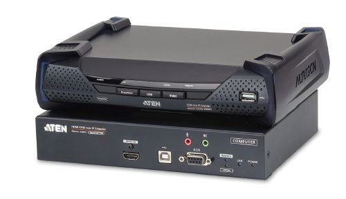 ATEN 4K HDMI KVM, OverNet, rack, USB,audio, RS-232 - obrázek produktu