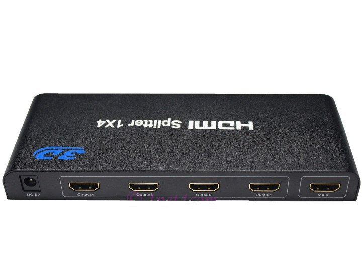HDMI 1.4a splitter 1-4 portů kovový, 3D, FullHD - obrázek produktu