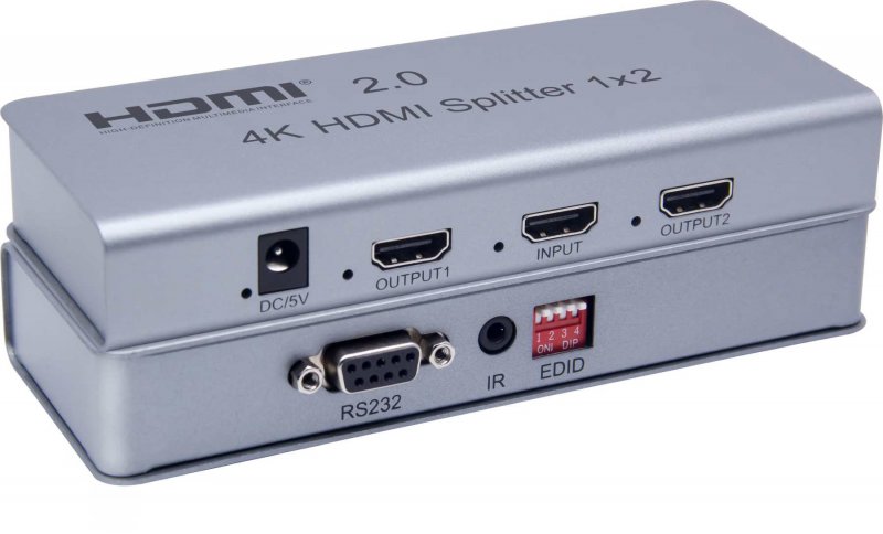 HDMI 2.0 splitter 1-2 porty, 4K x 2K/ 60Hz, FULL HD - obrázek produktu