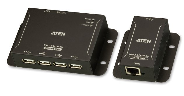 ATEN 4-port USB 2.0 extender po Cat5/ Cat5e/ Cat6 - obrázek produktu