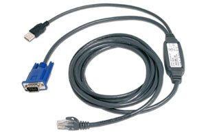 AutoView integrovaný CAT5 kabel USB, 3,0 m - obrázek produktu