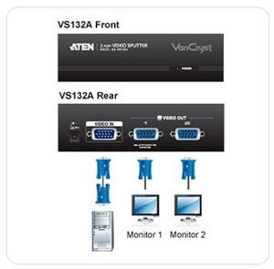 ATEN Video rozbočovač 1 PC - 2 VGA 450 MHz - obrázek produktu