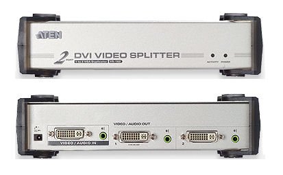 ATEN Video rozbočovač 1 PC - 2 DVI + audio - obrázek produktu