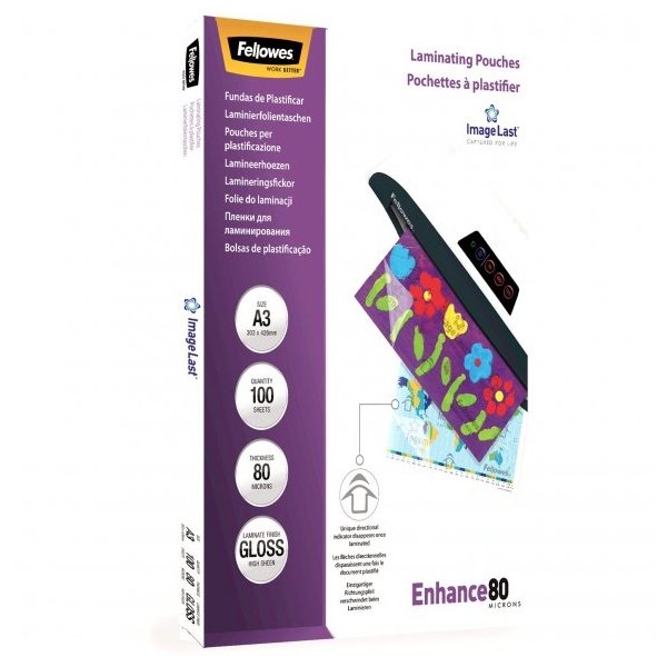 Laminovací fólie Fellowes A3 80 mic ImageLast lesklé - obrázek č. 1