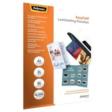 Laminovací fólie Fellowes A3 80 mic lesklé snadné složení (25ks) - obrázek produktu