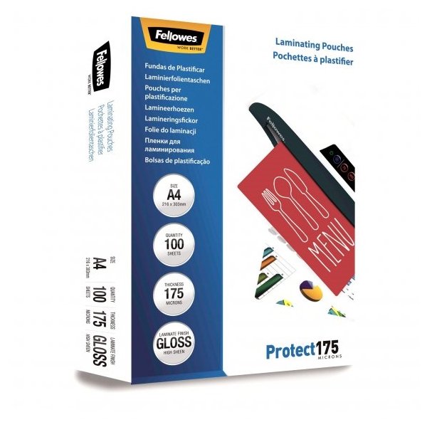 Laminovací fólie Fellowes A4 175 mic lesklé - obrázek č. 1
