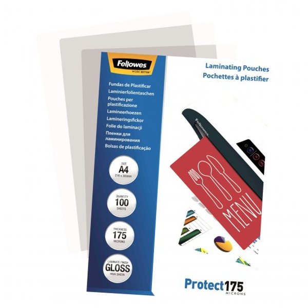 Laminovací fólie Fellowes A4 175 mic lesklé - obrázek č. 2