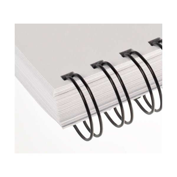 Kovové hřbety RENZ (2/1") 32 černé - obrázek č. 1