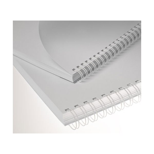 Kovové hřbety RENZ (3/1") 12,7 bílé - obrázek č. 1