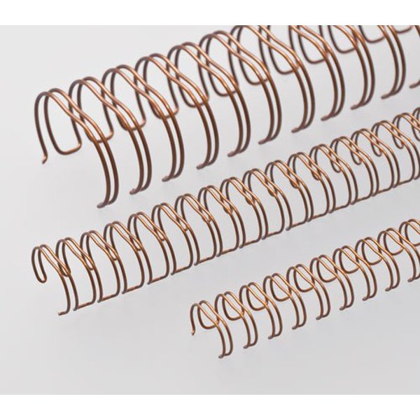 Kovové hřbety RENZ (3/1") 12,7 bronzové - obrázek č. 3