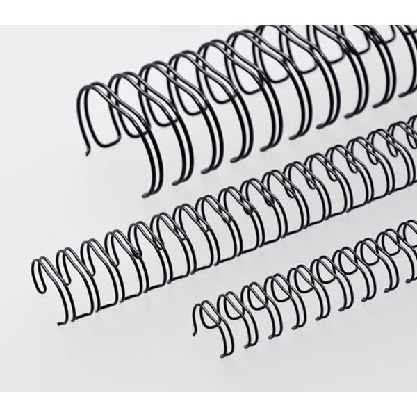 Kovové hřbety RENZ (3/1") 12,7 černé - obrázek č. 2