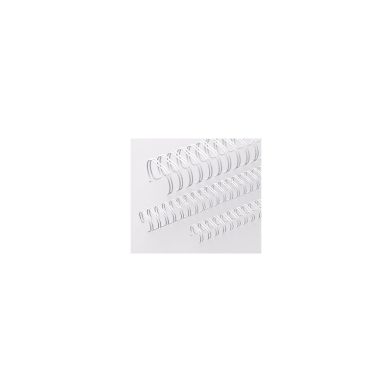 Kovové hřbety Eurosupplies (3/1") 12,7 mm bílé - obrázek č. 2