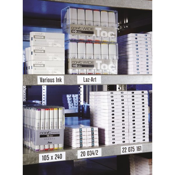 Magnetoplan magnetické etikety bílé 30x100x0,6mm - obrázek č. 2