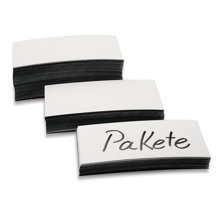 Magnetoplan magnetické etikety bílé 30x100x0,6mm - obrázek produktu