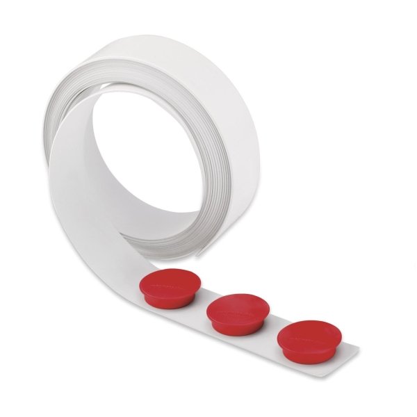 Magnetoplan páska magnetická  5 m x 35 mm, samolepící, bílá - obrázek č. 1
