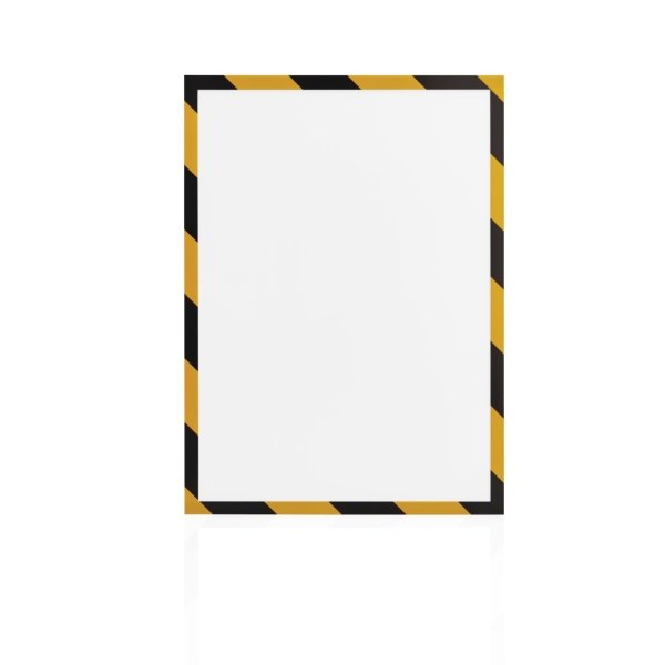 Magnetoplan Magnetofix magnetický rámeček A4 bezpečnostní žluto-černý (5ks) - obrázek č. 1