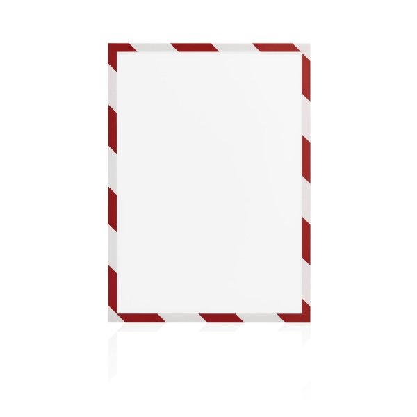 Magnetoplan Magnetofix magnetický rámeček A4 bezpečnostní červeno-bílý (5ks) - obrázek č. 1