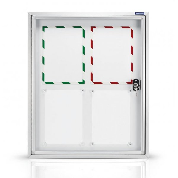 Magnetoplan vitrína magnetická elegant venkovní 4 x A4 - obrázek č. 4
