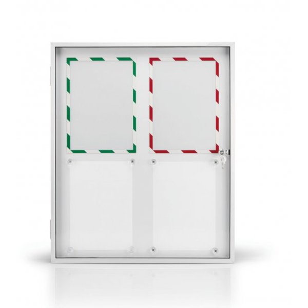 Magnetoplan vitrína magnetická optimal vnitřní 4 x A4 - obrázek č. 3