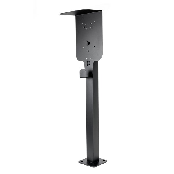 Platinet univerzální stojan se stříškou PEVSTANDUNI pro Wallboxy, pozink, držák kabelu, 130cm, černá - obrázek č. 1