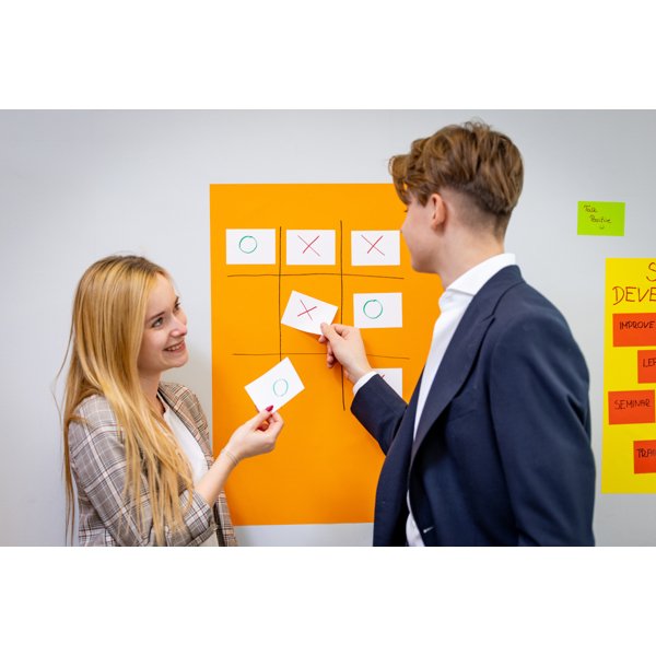 Popisovatelné fólie elektrostatické Symbioflipcharts 500x700 mm růžové - obrázek č. 6