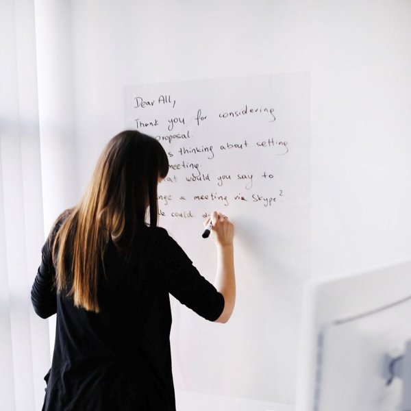 Popisovatelné fólie elektrostatické Symbioflipcharts 500x700 mm růžové - obrázek č. 5