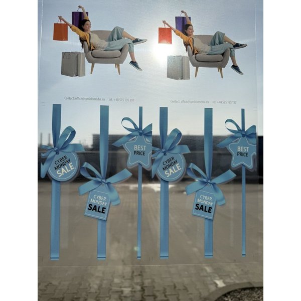 SymbioFlex Dots potisknutelná fólie 320x450 mm pro digitisk, čirá - obrázek č. 2