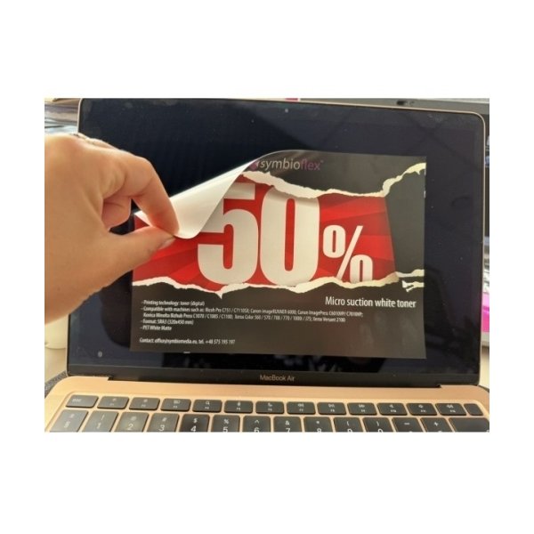 VZOREK SymbioFlex Dots potisknutelná fólie 320x450 mm pro digitisk, bílá (10ks) - obrázek č. 1