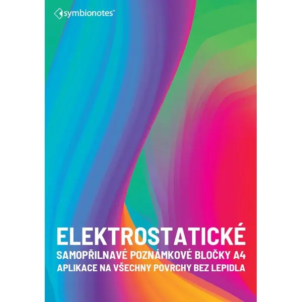 Poznámkové bločky elektrostatické Symbionotes A4 bílé - obrázek č. 3