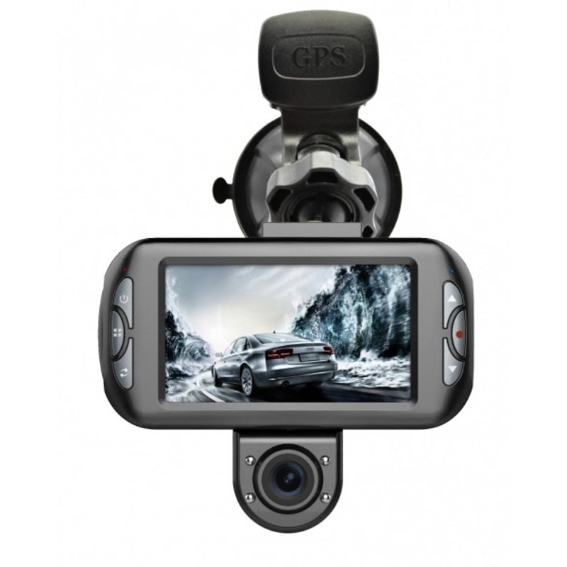 BRAUN B-BOX T7 kamera do auta/ taxi (Full HD, dva HD objektivy Wide 170°/ 120°, 3"LCD, G-sensor, GPS) - obrázek č. 1