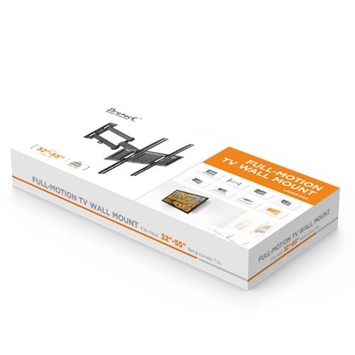 Výsuvný držák Brateck LPA63-443 pro TV 32"-55" 35kg polohovatelný nástěnný - obrázek č. 4