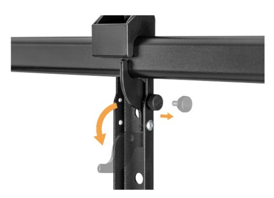 Výsuvný držák Brateck LPA77-696 pro TV 60"-120" 120kg polohovatelný nástěnný Heavy Duty - obrázek č. 2