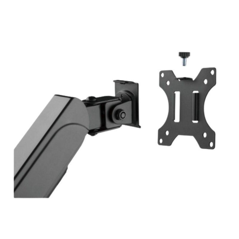 Držák monitoru Brateck LDT48-C024 dvě ramena vedle sebe na tyčovém držáku plynová vzpěra - obrázek č. 5