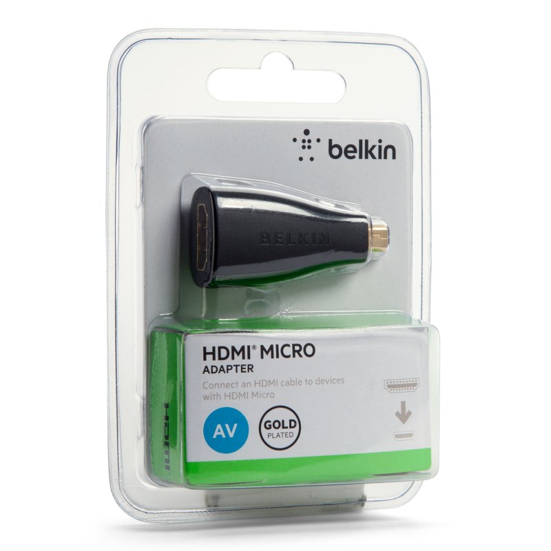 BELKIN Micro HDMI Adapter - Gold Connector - obrázek č. 1