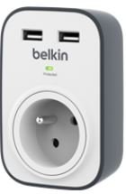 BELKIN SurgeStrip přep.ochrana,1 zásuvka,306J,2USB - obrázek produktu