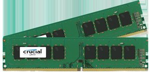 32GB DDR4 2400MHz Crucial CL17 2x16GB - obrázek produktu