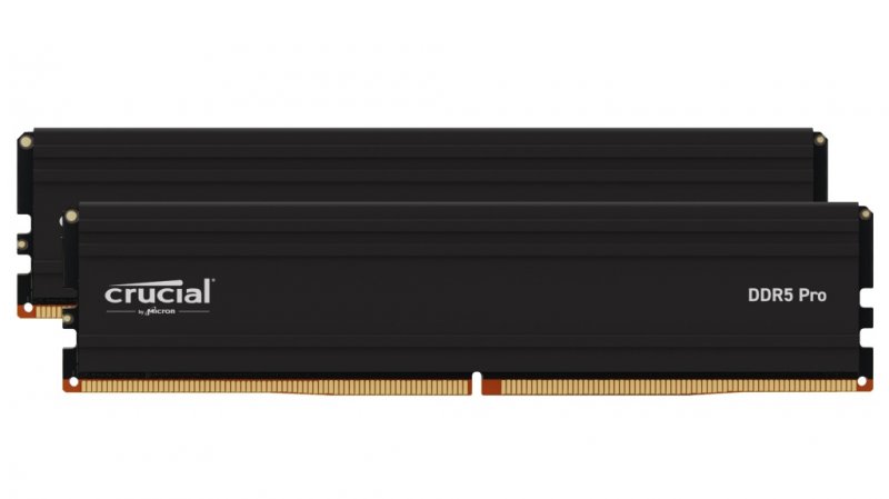 Crucial Pro/ DDR5/ 32GB/ 6000MHz/ CL48/ 2x16GB/ Black - obrázek produktu