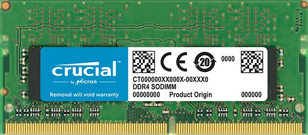 Crucial/ SO-DIMM DDR4/ 4GB/ 2666MHz/ CL19/ 1x4GB - obrázek produktu