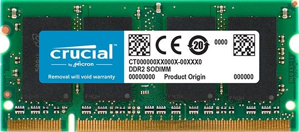 SO-DIMM 1GB DDR2-667 MHz Crucial CL5 - obrázek produktu