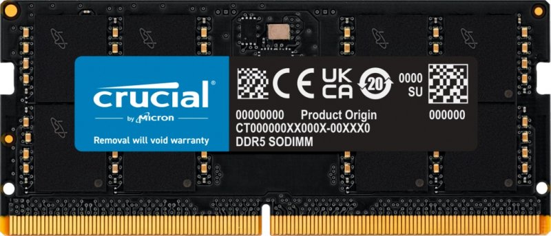 Crucial/ SO-DIMM DDR5/ 32GB/ 5200MHz/ CL42/ 1x32GB - obrázek produktu