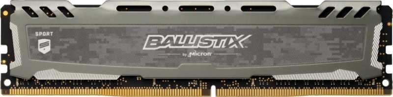 8GB DDR4 3000MHz Crucial Ballistix Sport LT CL15 SR Grey - obrázek produktu