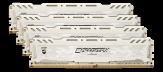 32GB DDR4 2400MHz Crucial Ballistix Sport LT CL16 4x8GB White - obrázek produktu